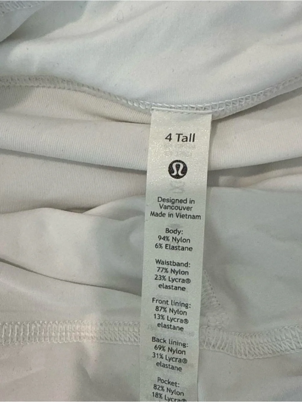 Lululemon Women’s White Athletic Skort - Lightweight Performance Skirt